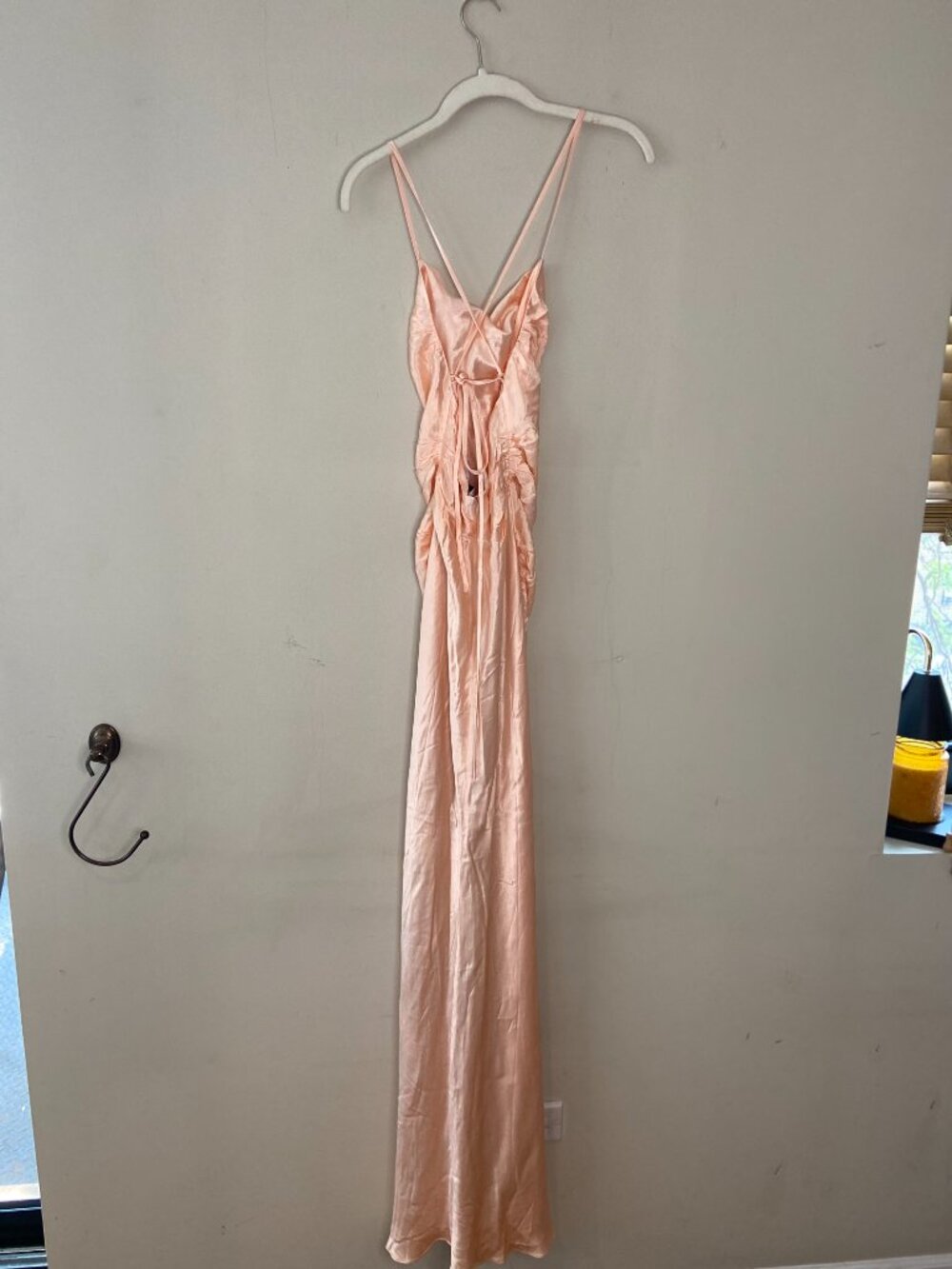 NEW | Shona Joy La Lune Backless Dress | Peach | Size 4 - Picture 10 of 10